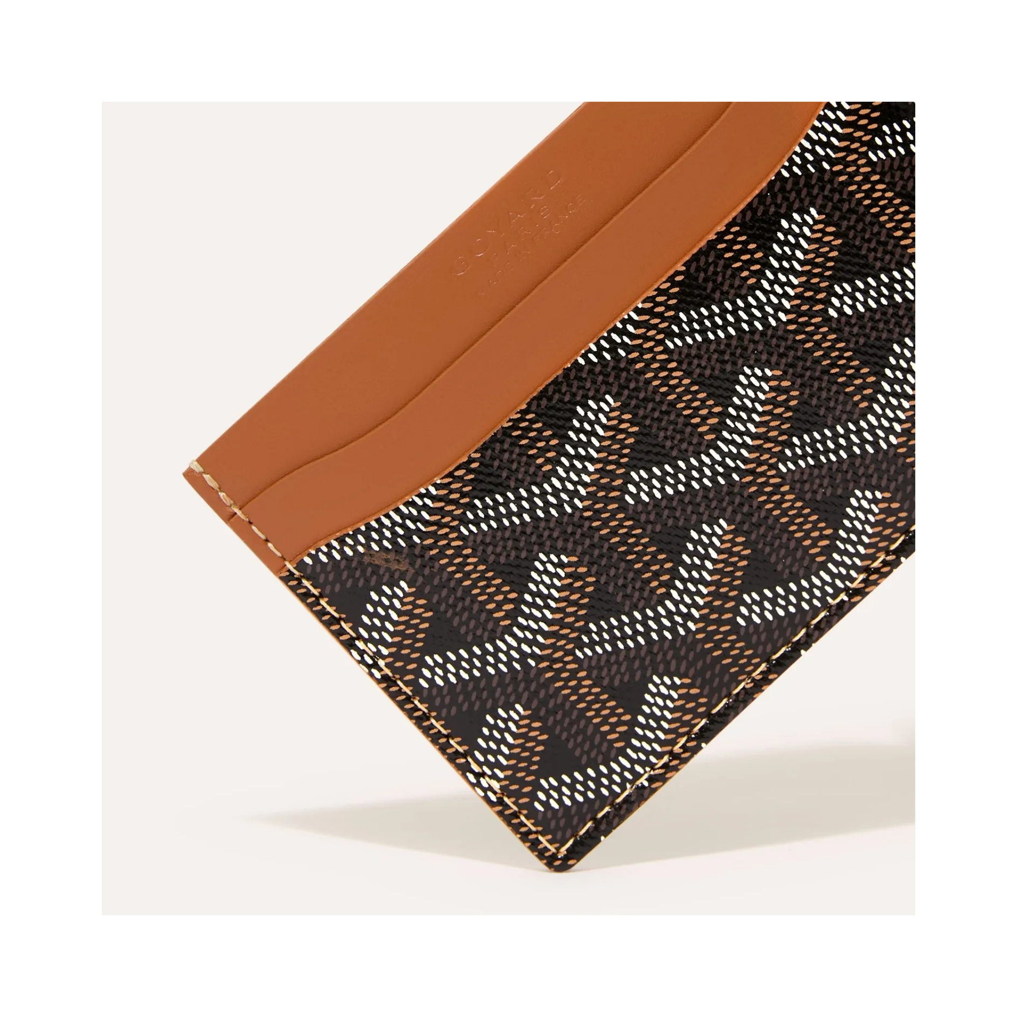 Goyard Saint-Sulpice Card Wallet Black & Tan
