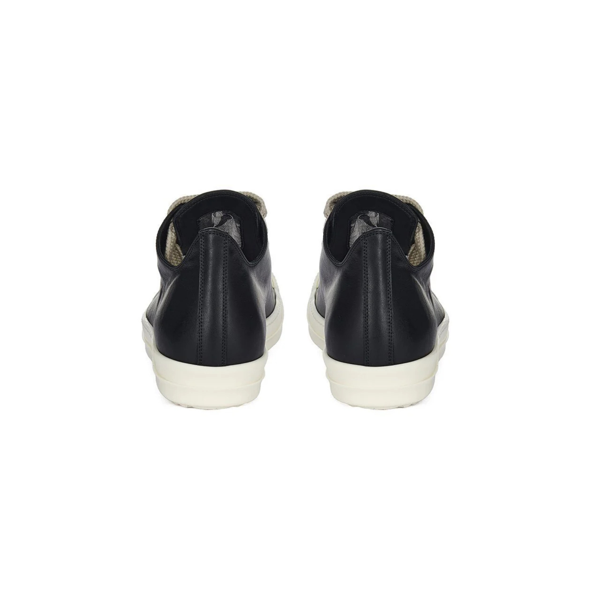 Rick Owens DRKSHDW Jumbo Lace Low Sneaker Black/Milk