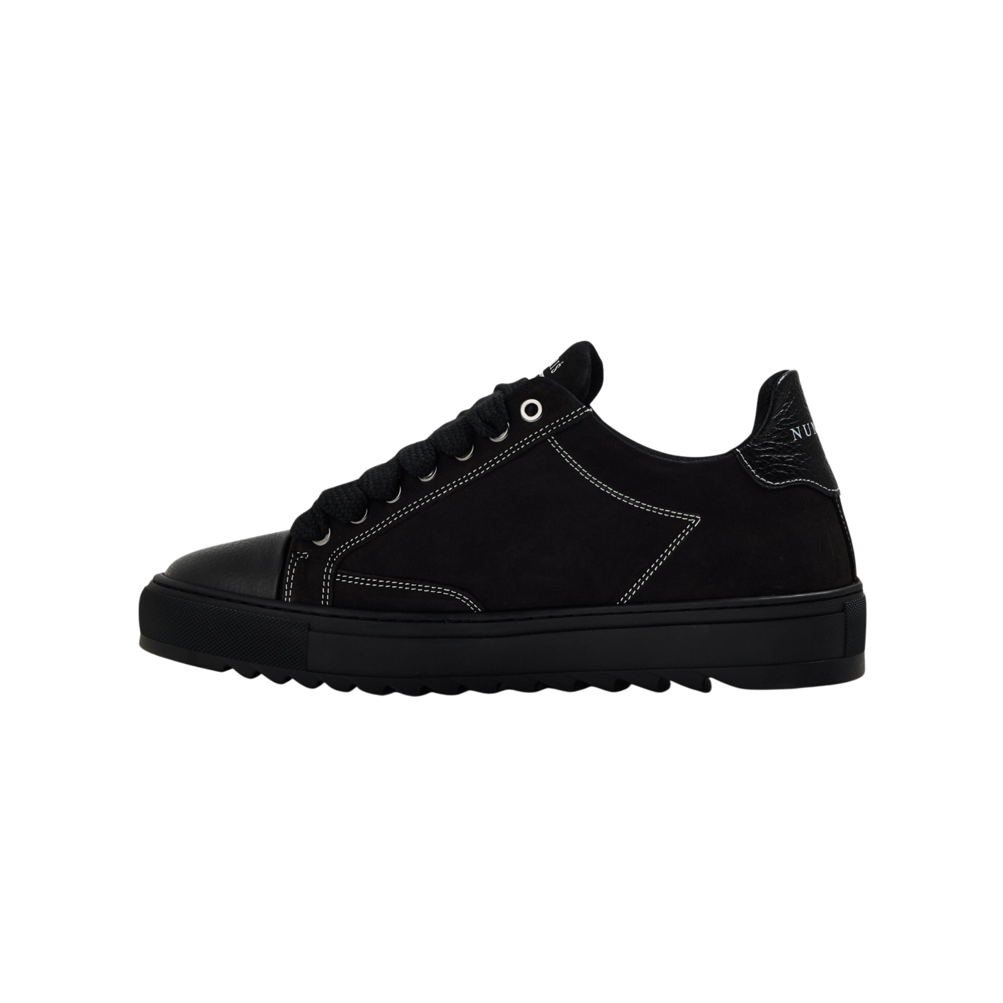 Numeris Triple Black Low-Top Sneakers