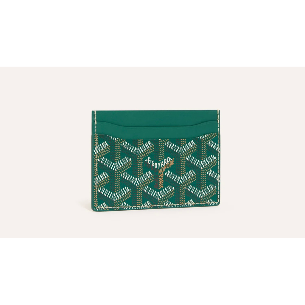 Goyard Saint Sulpice Card Holder emerald green