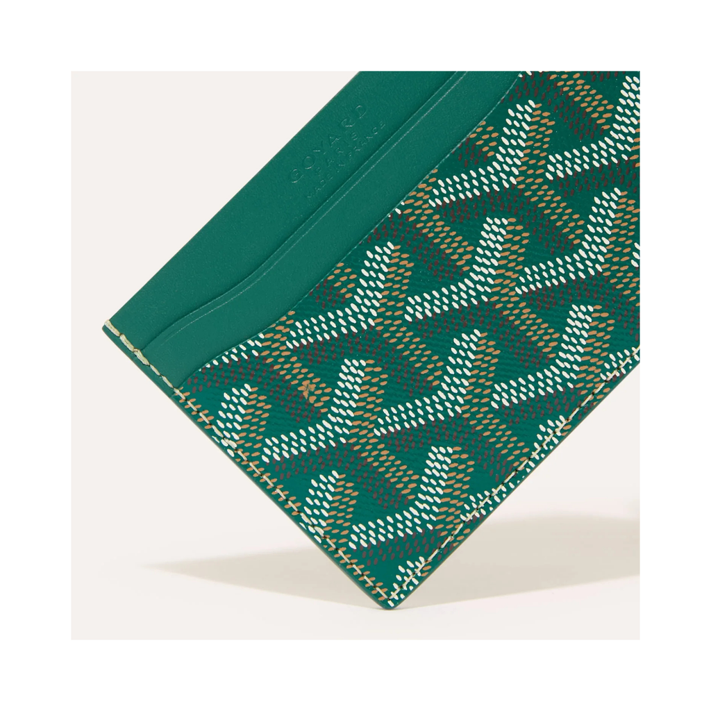 Goyard Saint Sulpice Card Holder emerald green