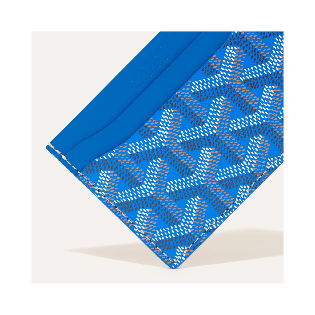 Goyard Saint Sulpice Card Holder electric blue