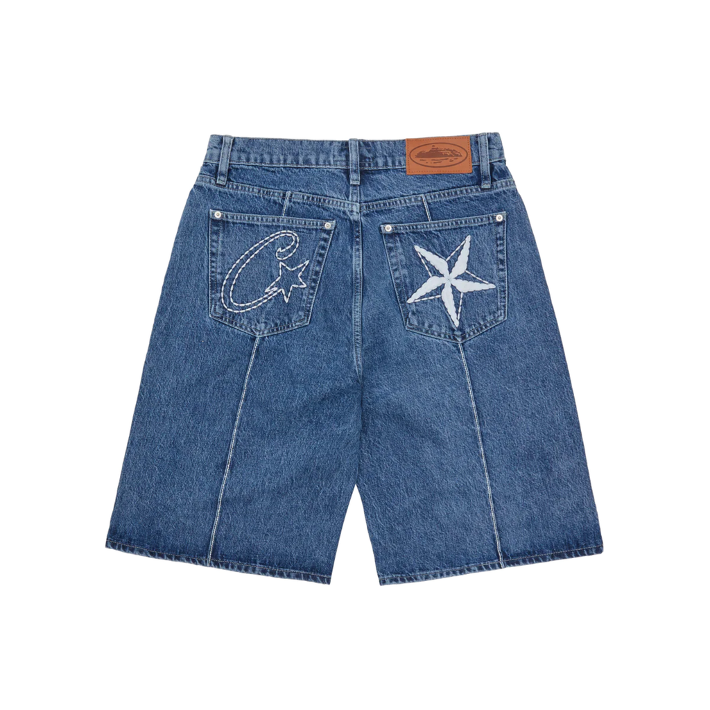 Corteiz Denim Jorts - Blue Wash