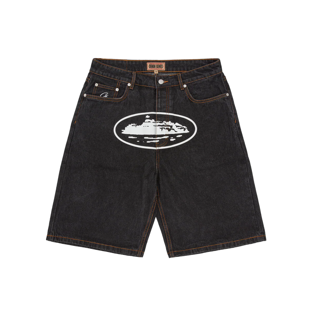 Corteiz Denim Jorts - Black Wash