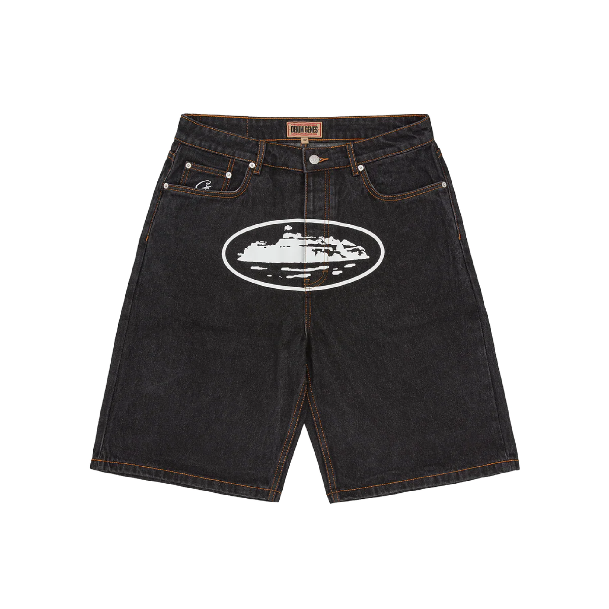 Corteiz Denim Jorts - Black Wash