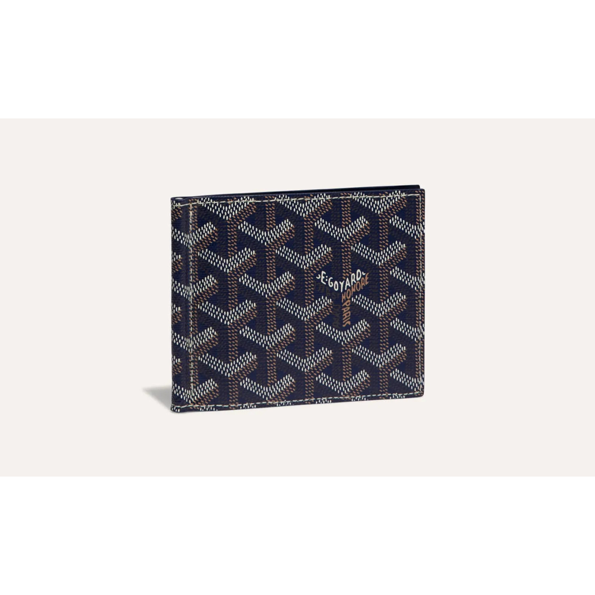 Goyard Saint-Florentin Money Clip Wallet Navy Blue