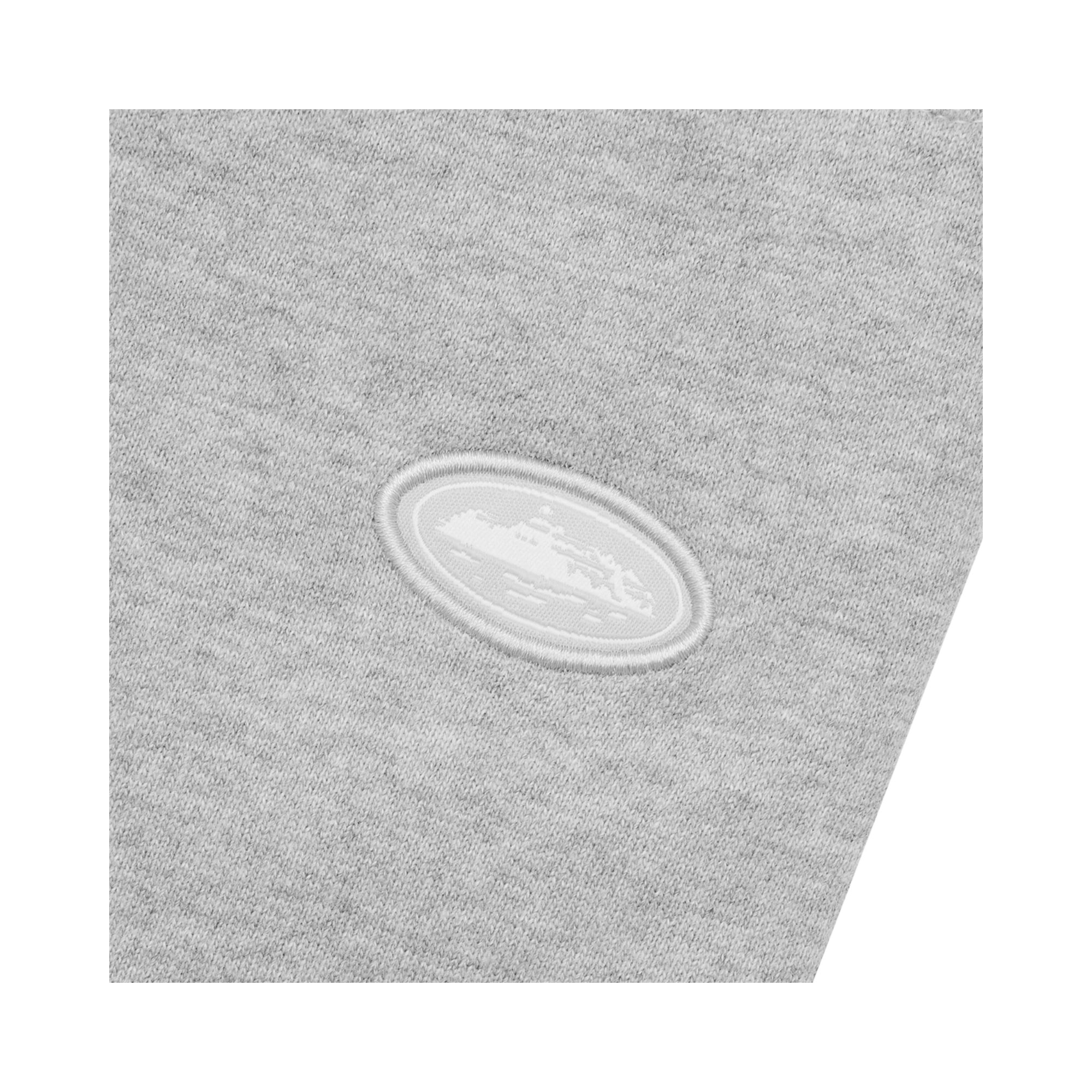 Corteiz Alcatraz Sweat Shorts Grey Melange Tonal