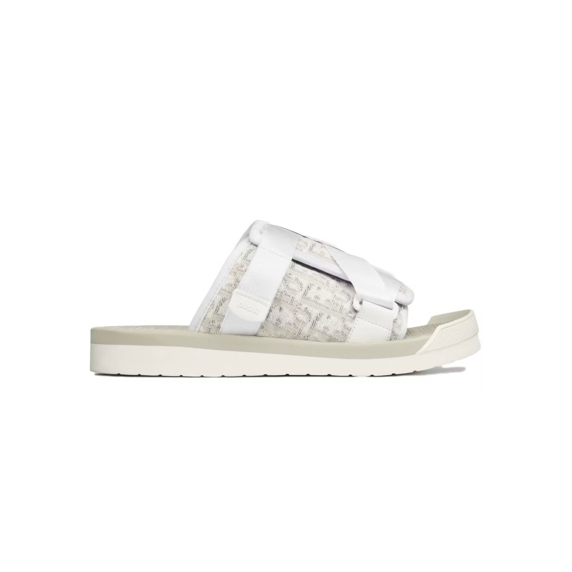 Dior Oblique Sandal - Cream/White