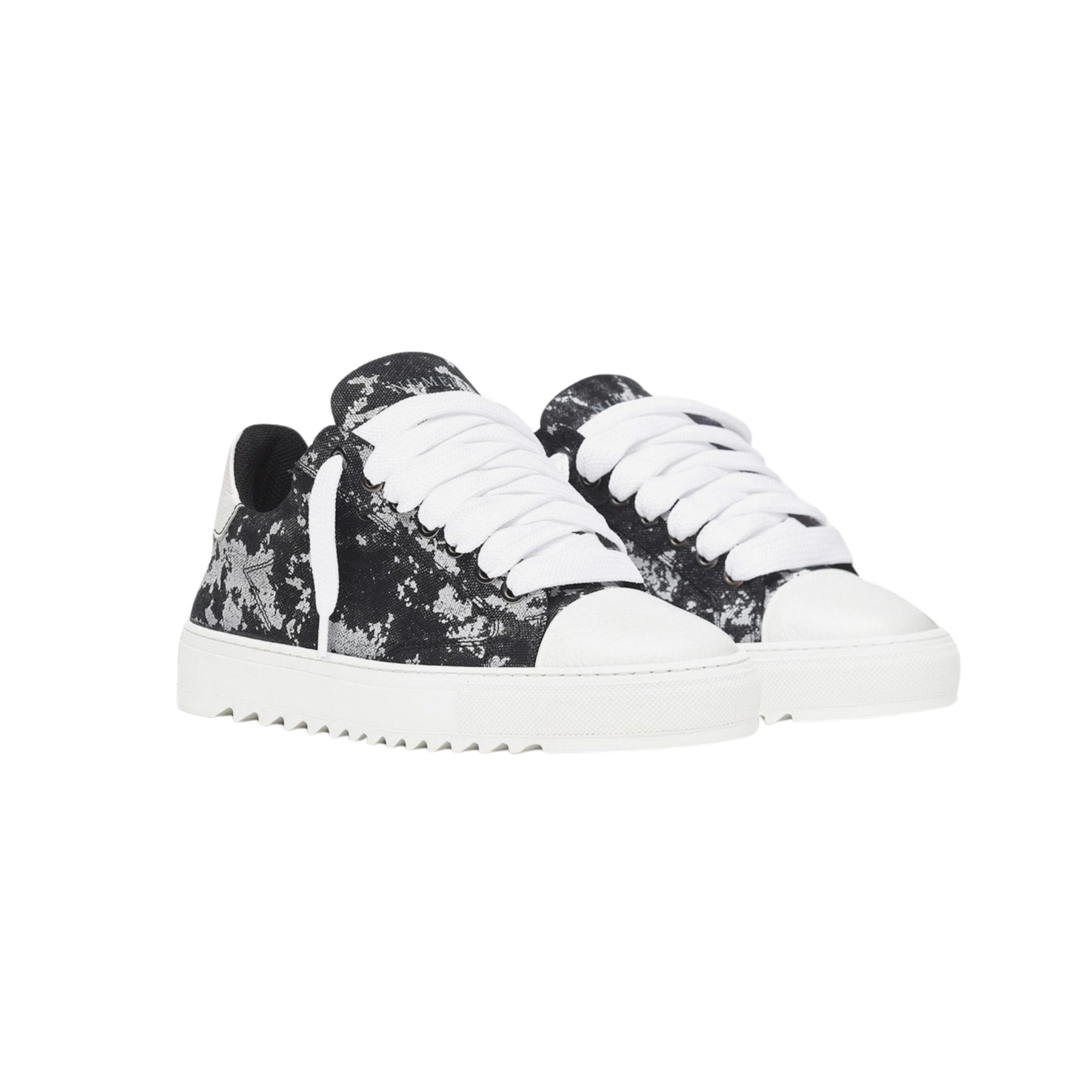 Numeris Digital Camo Low-Top Sneakers - Black/White