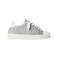 Numeris Suede Nubuck Low-Top Sneakers - Light Grey/White