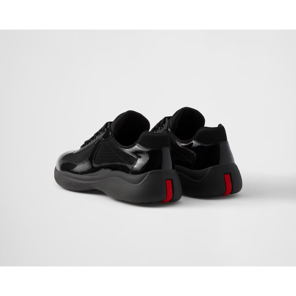 Prada Cup - Black Mesh & Patent