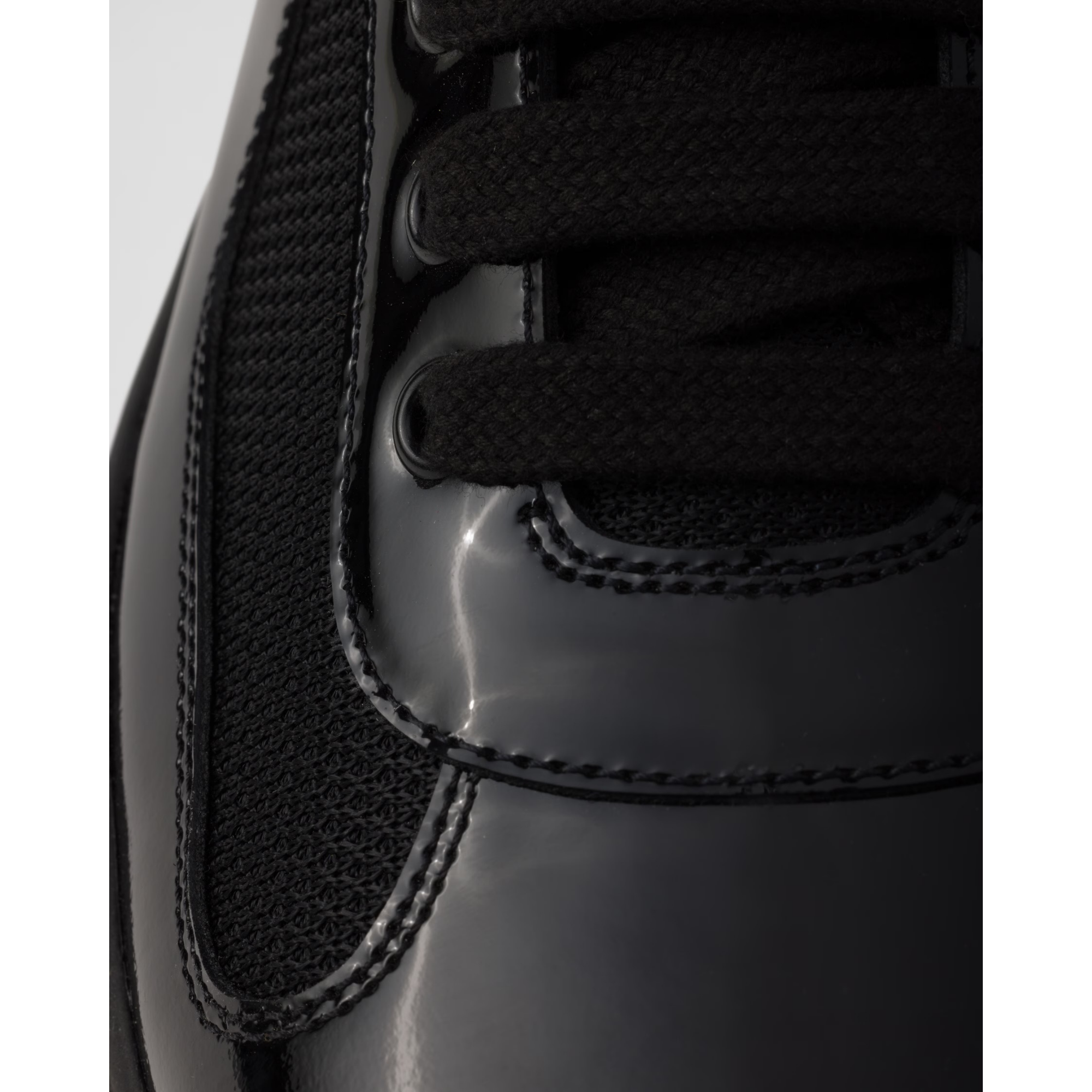Prada Cup - Black Mesh & Patent