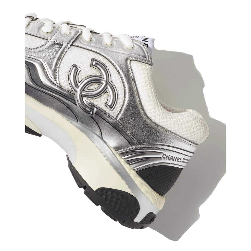 Chanel Runner Silver & White
