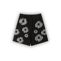 Denim Tears Cotton Wreath Shorts - Black/Gray