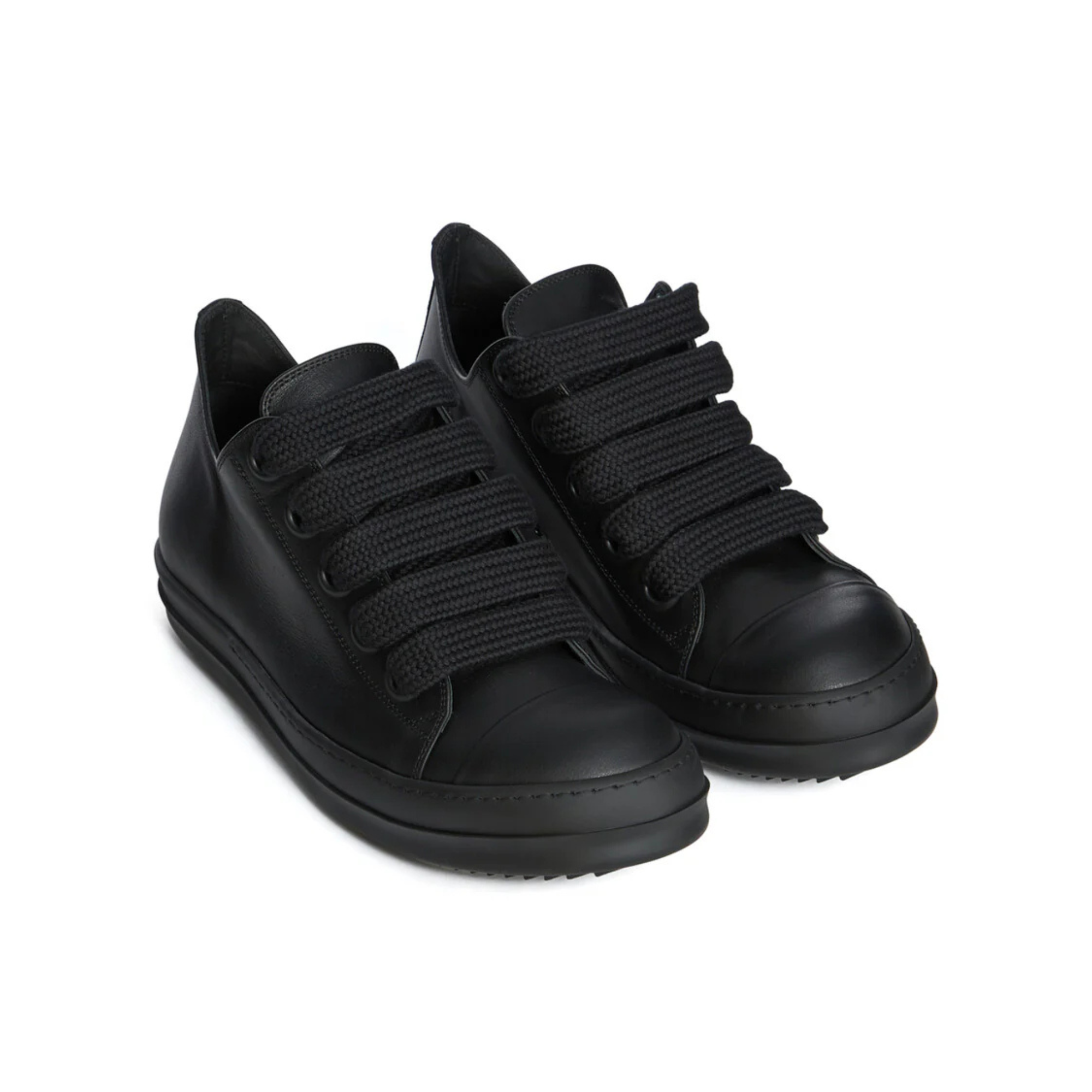 Rick Owens DRKSHDW Jumbo Lace Low Sneaker All Black