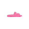 Balenciaga Furry Slide - Hot Pink