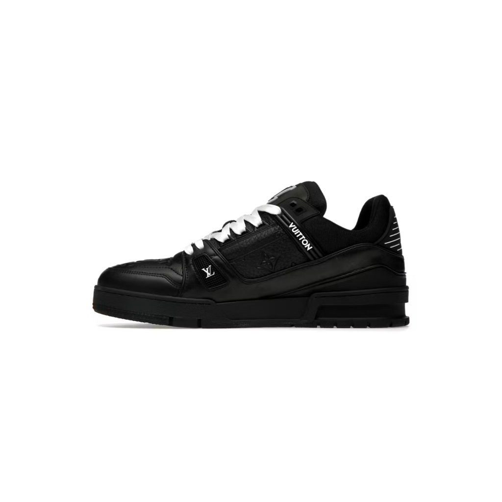 Louis Vuitton LV Trainer Triple Black White Laces