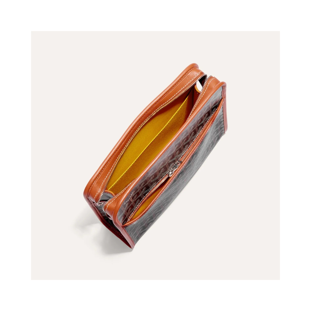 Goyard Joubert Pouch MM Black & Tan