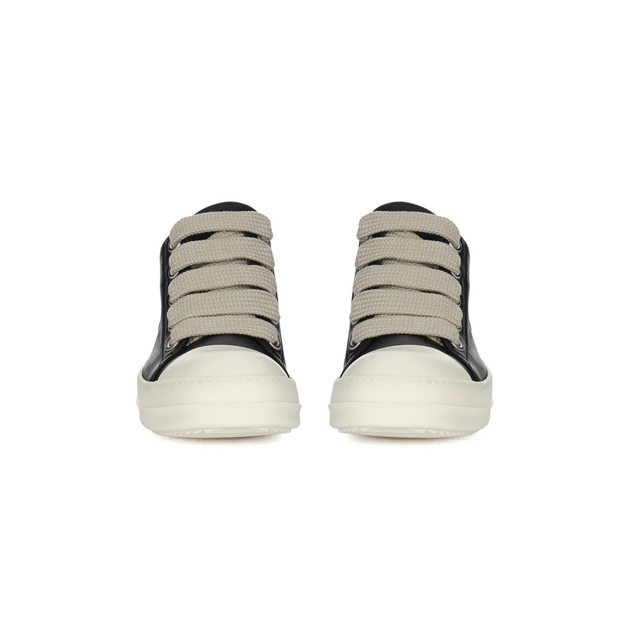 Rick Owens DRKSHDW Jumbo Lace Low Sneaker Black/Milk